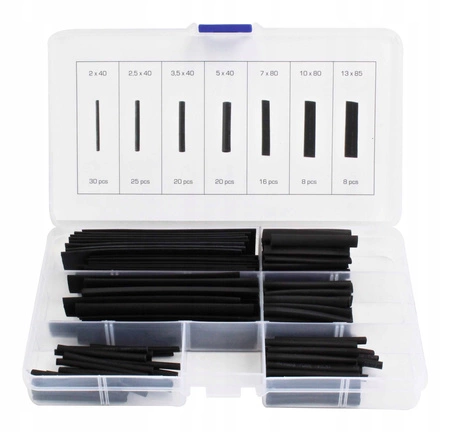 Zestaw koszulek termokurczliwych - 127 sztuk