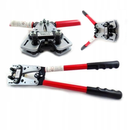 ZACISKARKA KOŃCÓWEK KABLI PRASKA DO TULEJEK 6-50mm