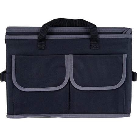 Organizer do bagażnika samochodowego torba usztywniana z przegródkami i pokrywą