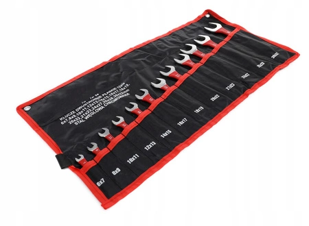 Klucze płaskie dwustronne 6-32mm 12 sztuk E10994