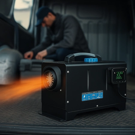 Nagrzewnica samochodowa – ogrzewanie postojowe na olej napędowy 12V/230V 12KW