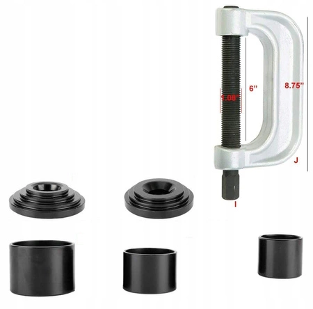 ŚCIĄGACZ SWORZNI TULEI TULEJEK PRASA ŚRUBOWA NA AUCIE