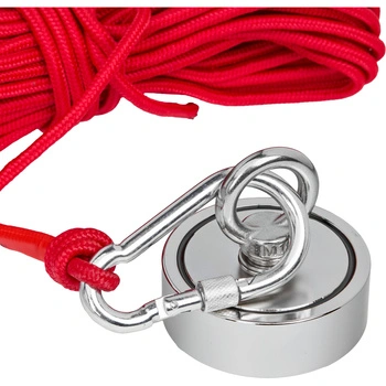 Magnes neodymowy 140kg + lina 20m