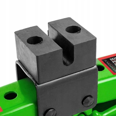 PODNOŚNIK SAMOCHODOWY LEWAREK TRAPEZOWY 2T GUMA + KLUCZ GRZECHOTKA WOREK