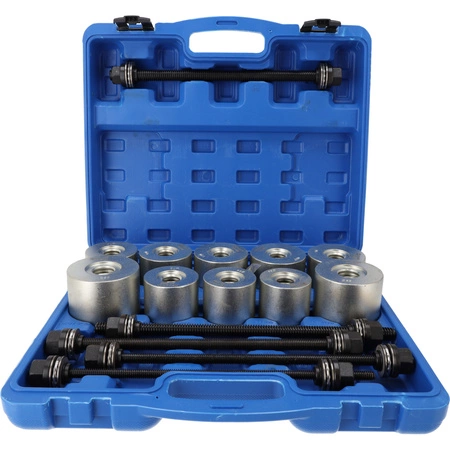 Ściągacz tulei wahacza zestaw ściągaczy i adapterów do łożysk M10-M18, 27el.