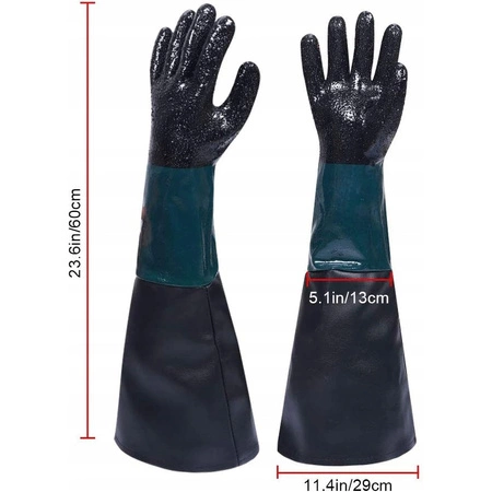 Rękawice do piaskarki 60cm SB220/SBC350/SBC420