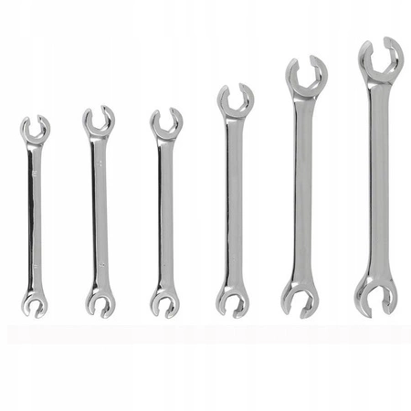 Klucze do przewodów hamulcowych 8-18mm zestaw 6 elementów