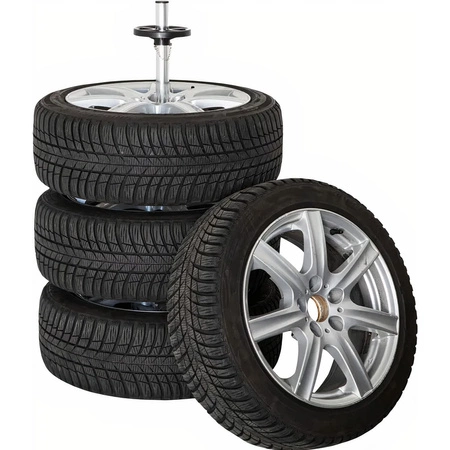 Stojak na opony i felgi – uniwersalny wieszak na 4 koła