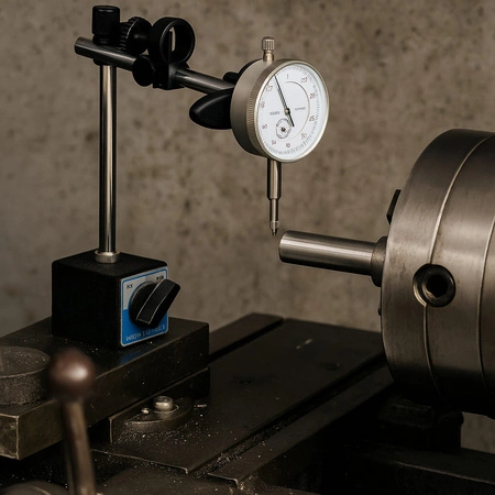 Statyw magnetyczny z czujnikiem zegarowym 0-10mm zestaw