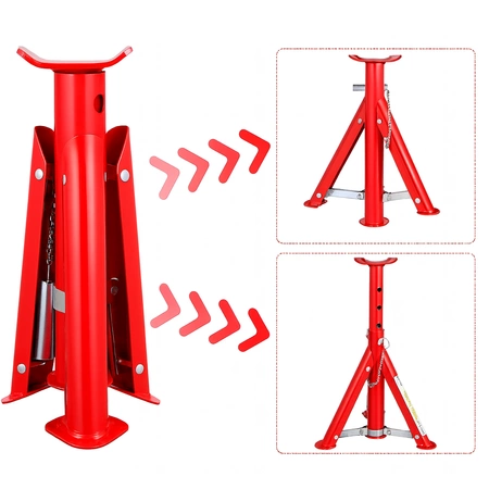 Podstawki podpory pod samochód 3T składane 290-408mm, 2szt.