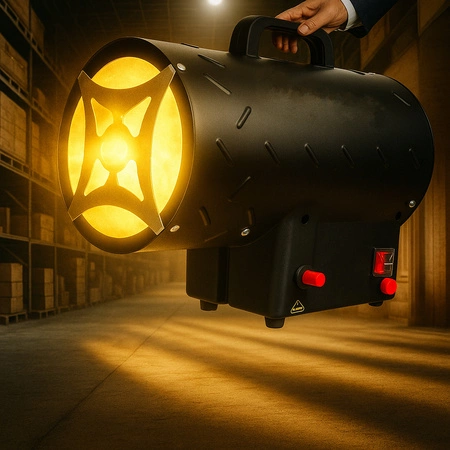 Nagrzewnica gazowa 15kW + wąż i reduktor