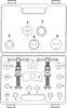 Zestaw 21ele do wyciskania tłoczków hamulcowych