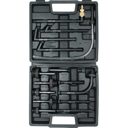 Pompa pneumatyczna do wymiany oleju ATF w skrzyniach biegów + adaptery, 10l