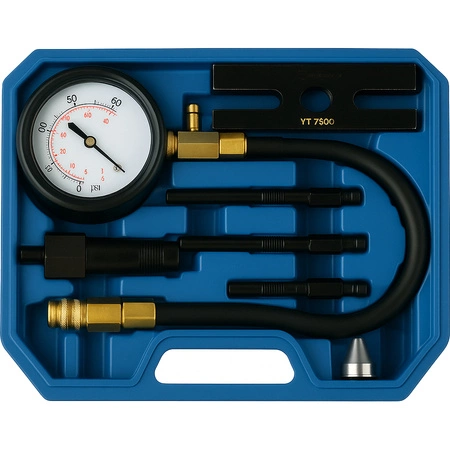 Miernik tester ciśnienia sprężania diesel, 17 el.