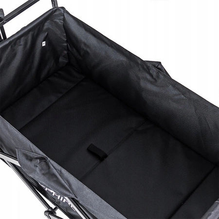 WÓZEK TRANSPORTOWY OGRODOWY PLAŻOWY TURYSTYCZNY SKŁADANY PRZYCZEPKA 90L