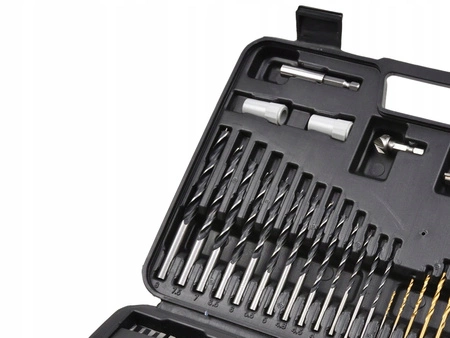 ZESTAW KOMPLET WIERTEŁ NASADEK BITÓW WKRĘTAKI 109