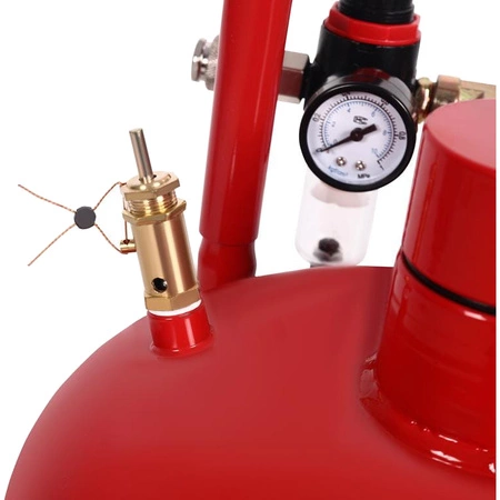 Piaskarka syfonowa 19l + wąż i stojak – do usuwania rdzy i farby