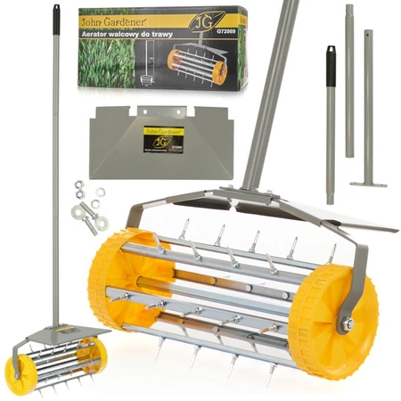 Aerator ręczny do trawy walcowy