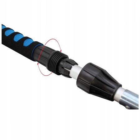 Szczotka teleskopowa do mycia paneli fotowoltaicznych i odśnieżania 5m + gąbka