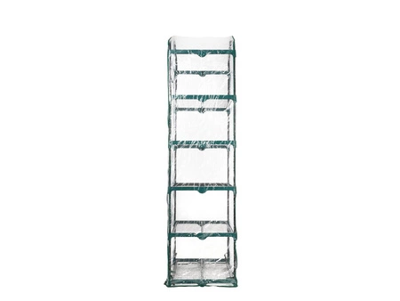 Mini szklarnia ogrodowa 5 półek, 195x70x50cm