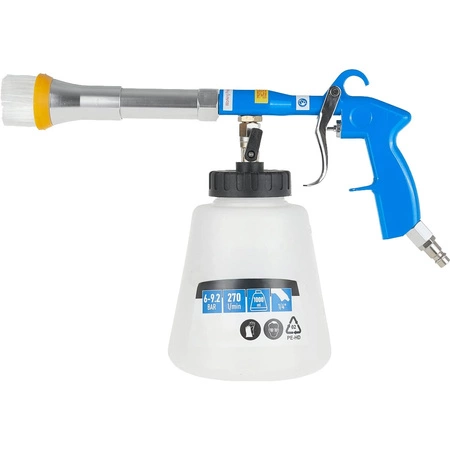 Pistolet do prania tapicerki i dywanów z adapterami 1l
