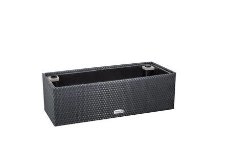 Donica na zioła Ziołownik z nawodnieniem i stelażem 95x40x30cm RD03, Antracyt