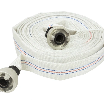 Wąż strażacki parciany 20m 1" z końcówkami 8 bar