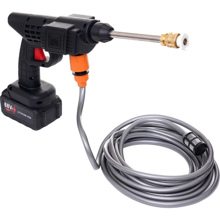 Myjka ciśnieniowa akumulatorowa + 2 x akumulator 68V + dysze zestaw w walizce