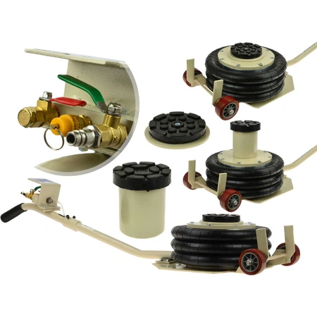 Podnośnik pneumatyczny 3,5T bałwanek 15-50 cm