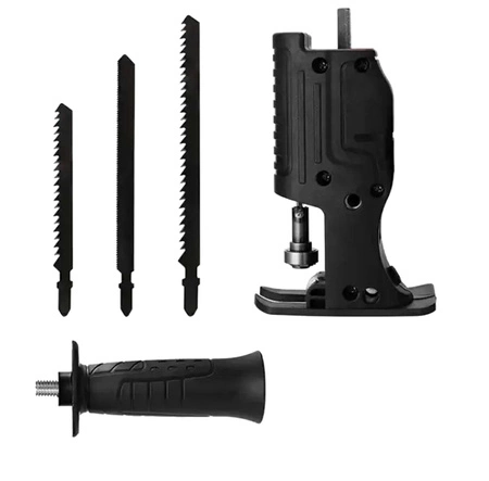 Przystawka do wiertarki elektrycznej - wyrzynarka zestaw