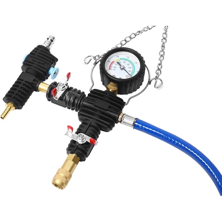 Miernik szczelności układu chłodzenia tester klimatyzacji zestaw, 27el.