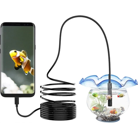 Kamera inspekcyjna endoskopowa do komputera tabletu smartfonu USB-C wodoodporna
