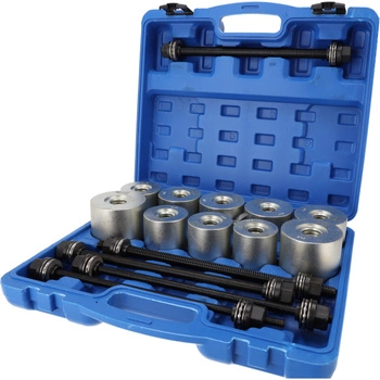 Ściągacz tulei wahacza zestaw ściągaczy i adapterów do łożysk M10-M18, 27el.