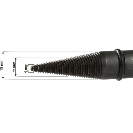 Ściągacz bezwładnościowy do podkładek wtryskiwaczy