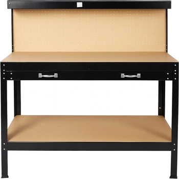 Stół warsztatowy roboczy z szufladą 120x60x150cm + haczyki