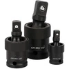 Przeguby kulowe udarowe 1/2 1/4 3/8 zestaw, 3szt.