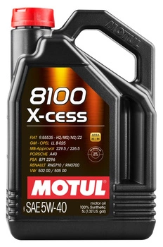 Olej silnikowy 5W40 8100 X-CESS 5l, Motul