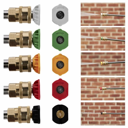 Myjka wysokociśnieniowa z pompą zasysającą 280 bar 3000W + lanca + akcesoria zestaw