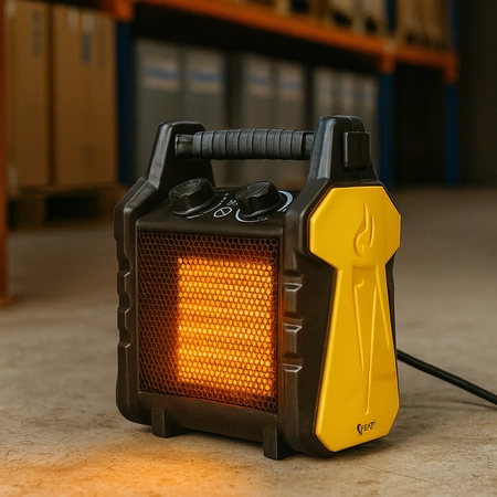 Nagrzewnica elektryczna ceramiczna z termostatem - grzejnik 2KW