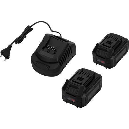 Młot udarowy akumulatorowy 21V 2J bezszczotkowy + 2 akumulatory 4Ah, zestaw w walizce