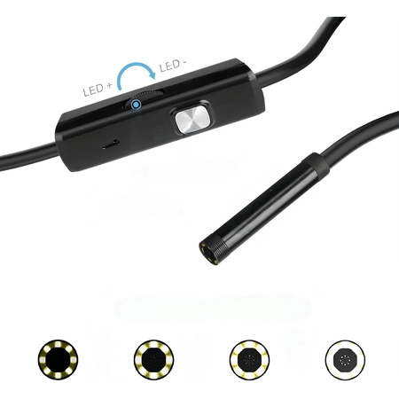 Kamera inspekcyjna endoskopowa do komputera tabletu smartfonu USB-C wodoodporna