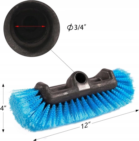 Szczotka teleskopowa 130-300cm do odśnieżania i mycia paneli fotowoltaicznych