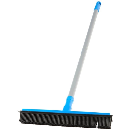 Miotła gumowa ze ściagaczką do wody + kij teleskopowy 78.5-140cm