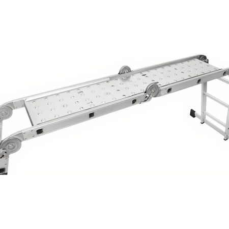 Drabina aluminiowa składana z platformą 4x3 346cm