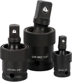 Przeguby kulowe 1/4", 3/8", 1/2" zestaw, 3el.