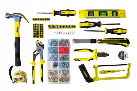 ZESTAW NARZĘDZIOWY 700EL MŁOTEK WKRĘTAKI BITY