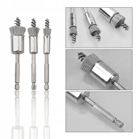 SZCZOTKI DO CZYSZCZENIA GNIAZD ŚWIEC WTRYSKIWACZY 429el. ZESTAW