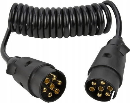 PRZEWÓD SPIRALNY 7PIN 3m PRZEDŁUŻACZ DO PRZYCZEP