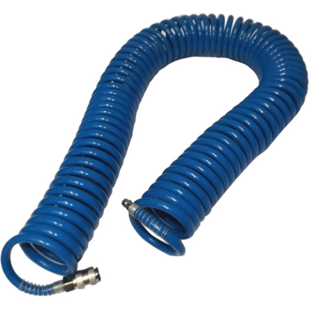 Wąż pneumatyczny spiralny przewód 8x12mm 15m 7 bar