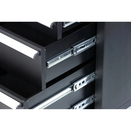 Stół warsztatowy wózek narzędziowy z szufladami 215cm 84"